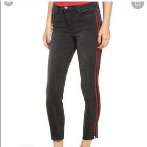 Sts‎ Blue Stella Stripe Crop Skinny Jeans 28 Black